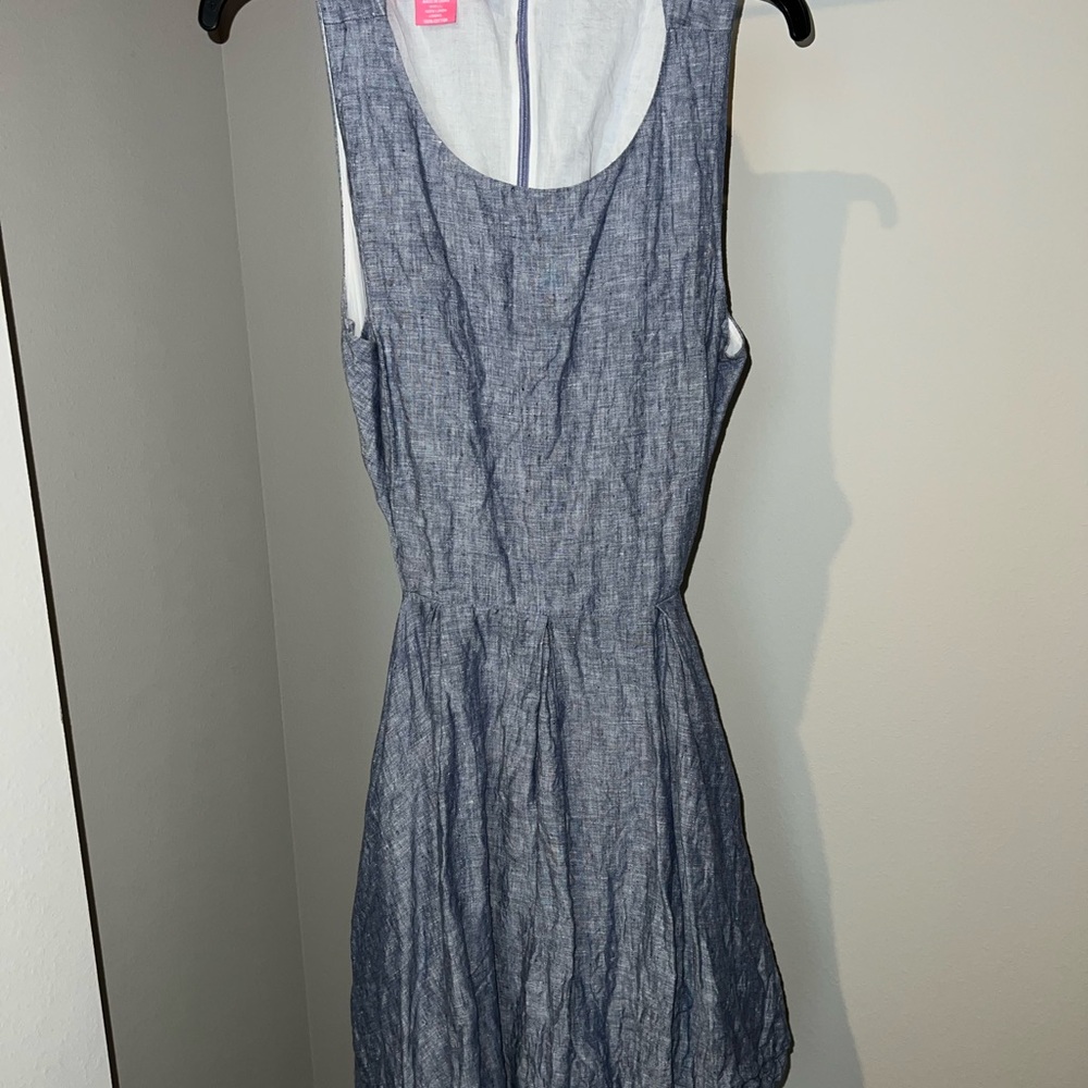 Blue Sleeveless Dress